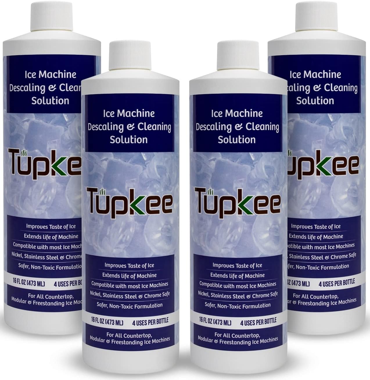 Nickel-Safe Ice Machine Cleaner - 4 Pack