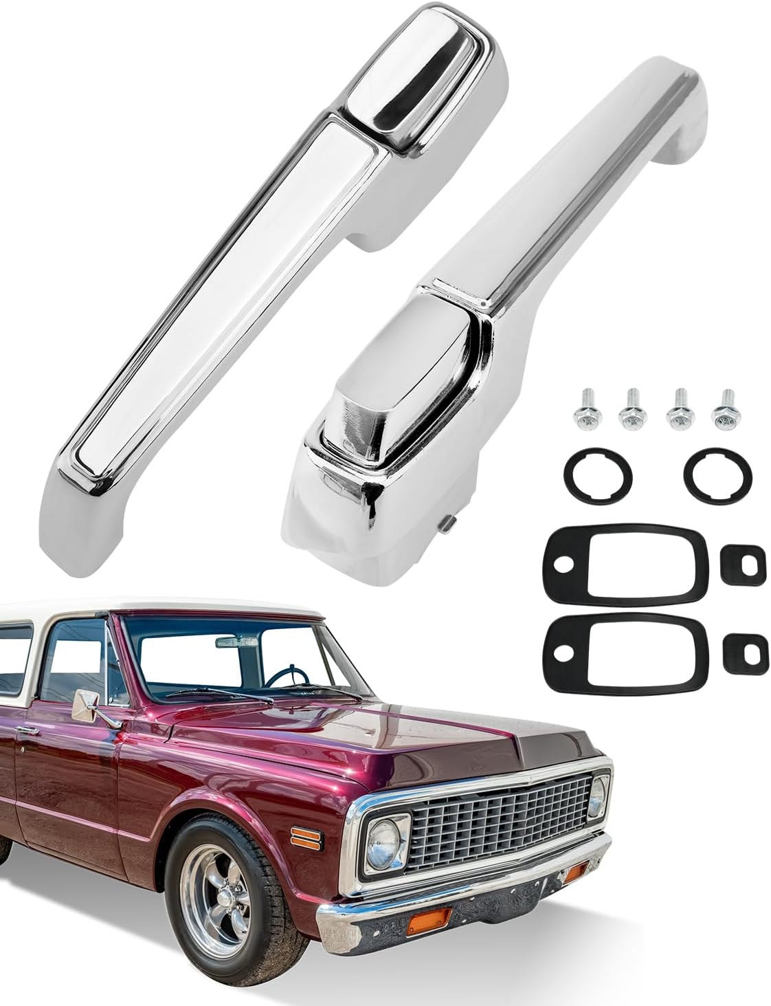 Metal Outside Door Handles for 1967-1972 Chevy and GMC Models