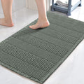 Waffle Bath Mat Super Absorbent Non Slip Bath Rug - Lichen