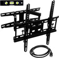 Full Motion TV Wall Mount for 32-55 in TVs - Dual Arm Articulating
