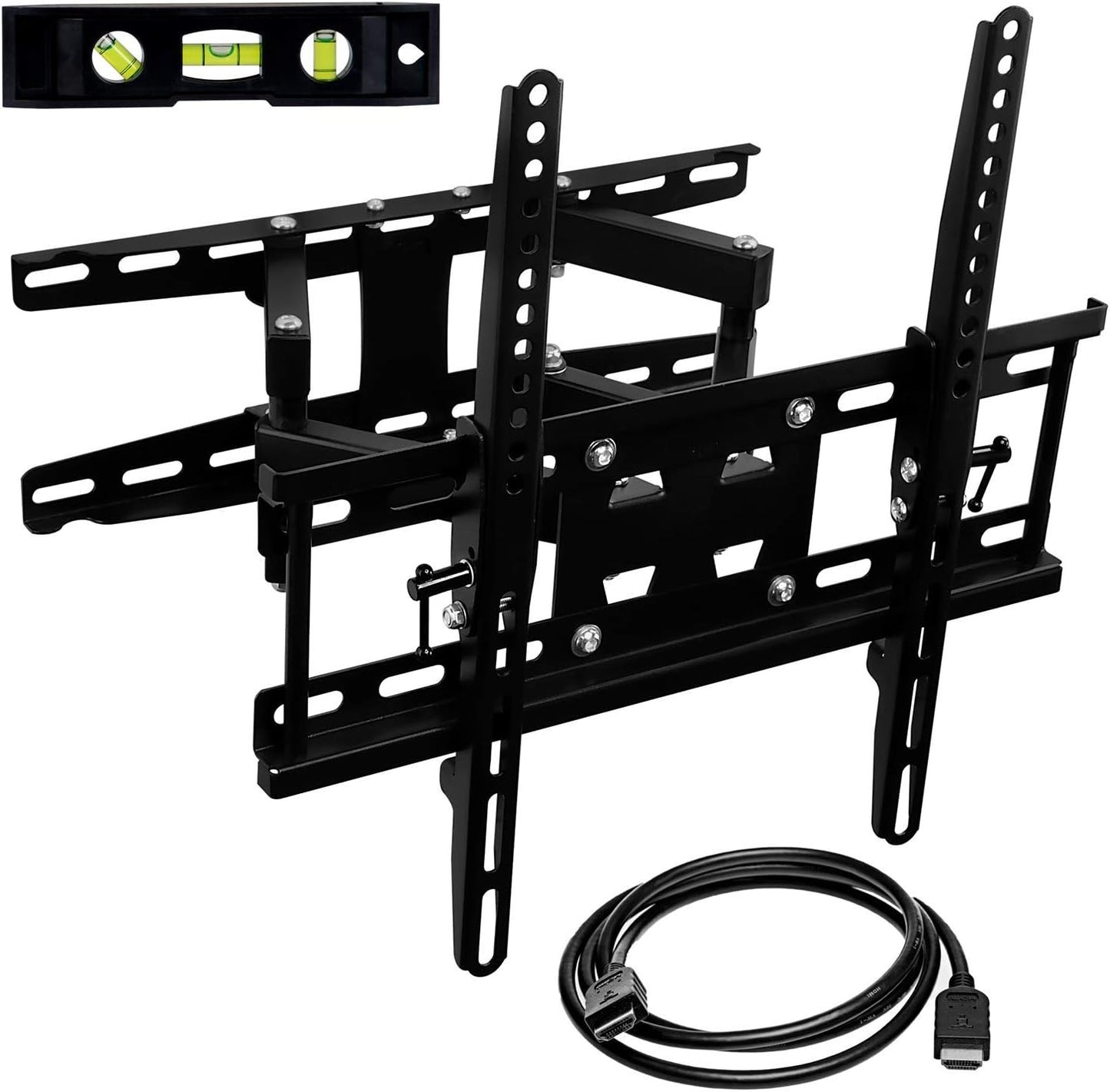 Stable Dual Arm TV Wall Mount | Swivel, Tilt & Extend | Fits 32-55 Inch TVs