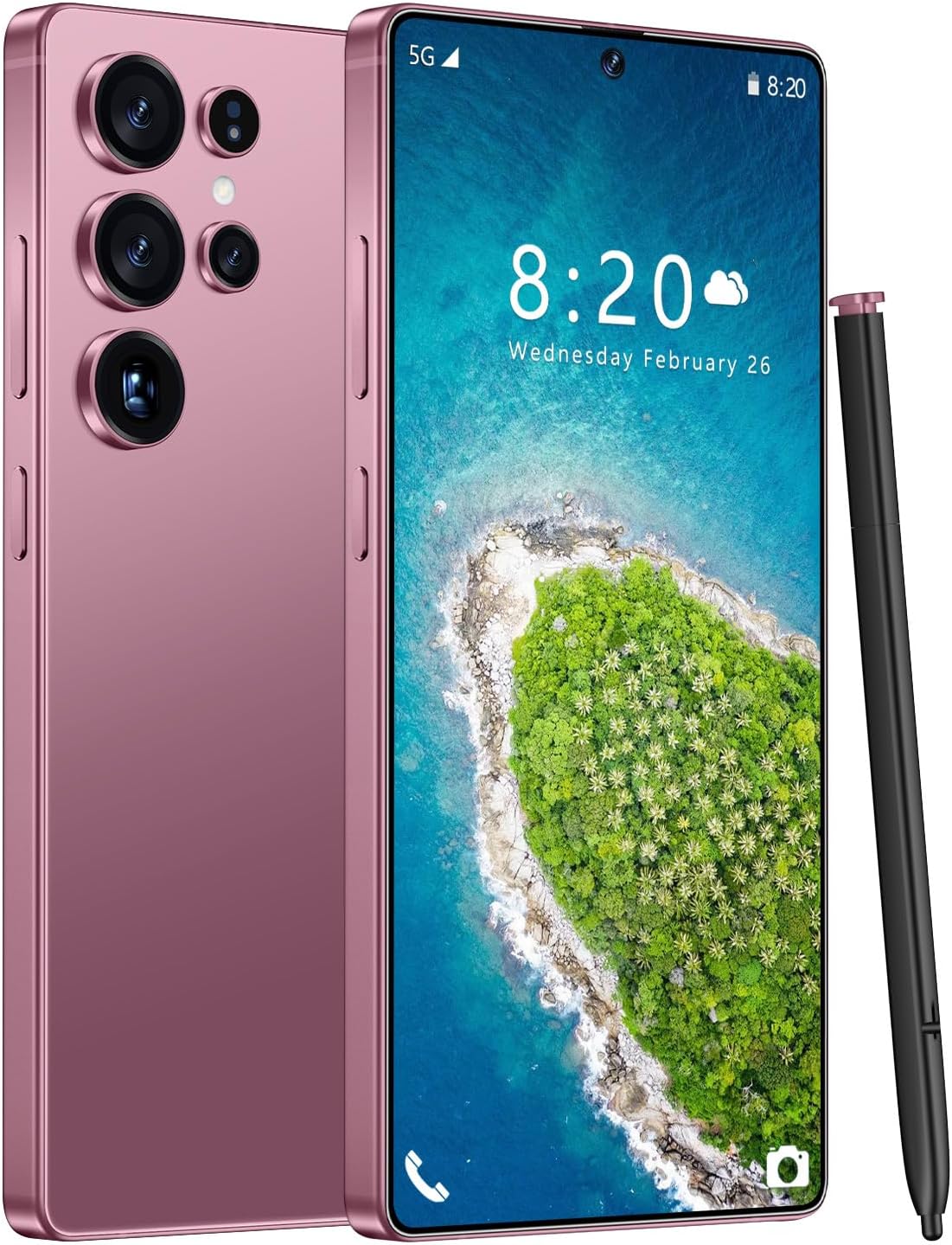Huness I25 Ultra Unlocked Phone with 7000mAh Battery and Pen