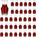 36 Pack Mini Wine Carafes for Parties and Tastings - 6.5 oz