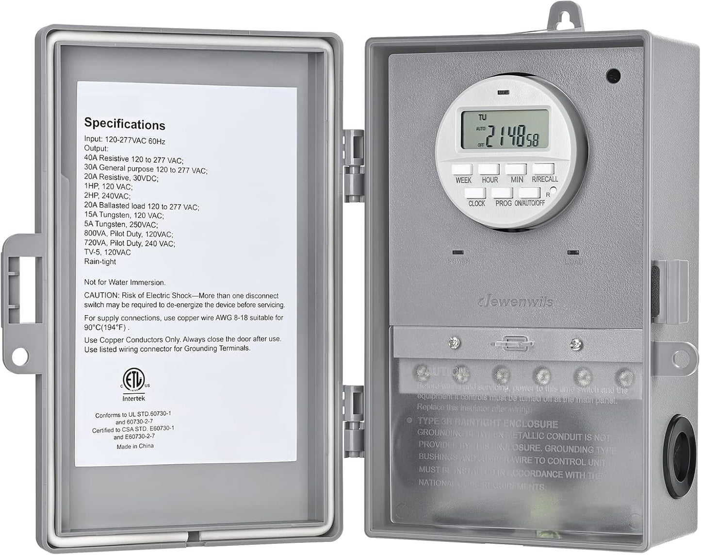 DEWENWILS Pool Pump Timer for Efficient Water Management