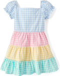Gymboree Girls and Toddlers Stylish Short Sleeve Tiered Dress