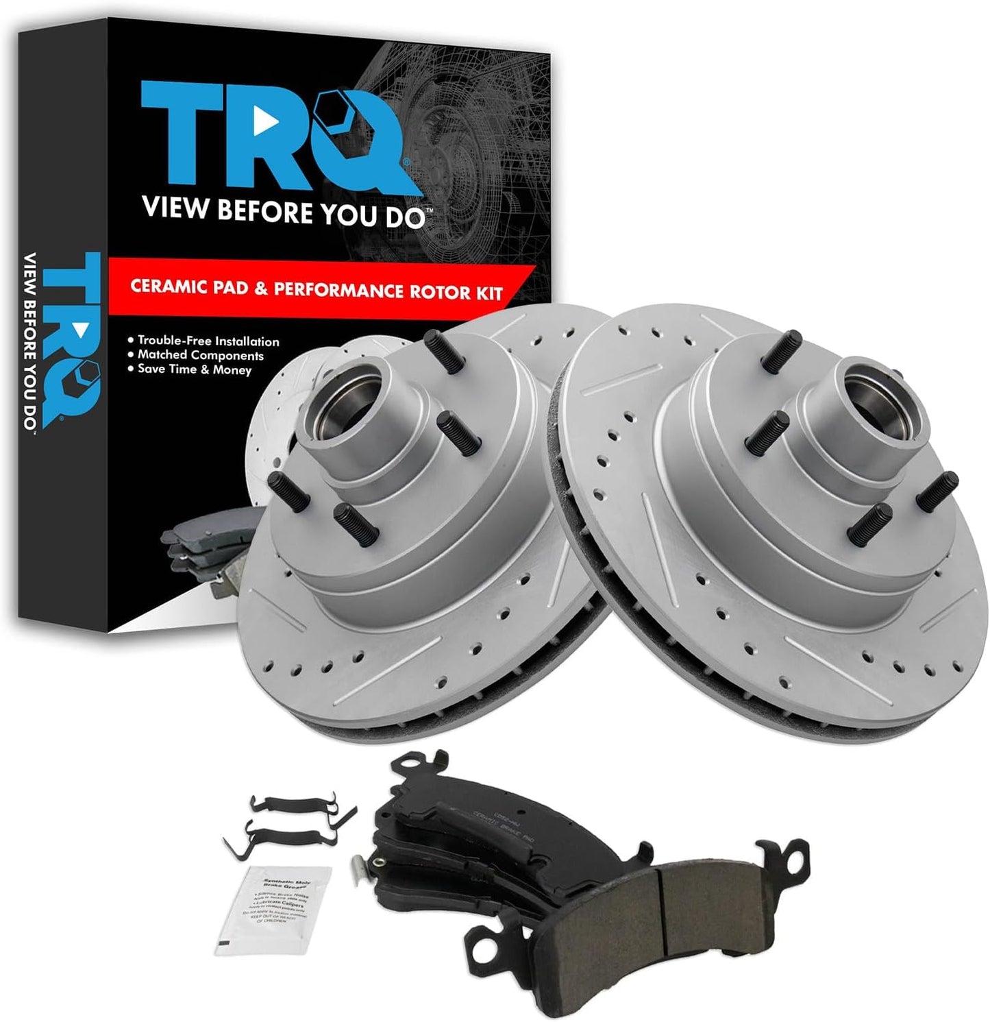 TRQ Front Premium Posi Ceramic Brake Pad & Rotor Kit Review