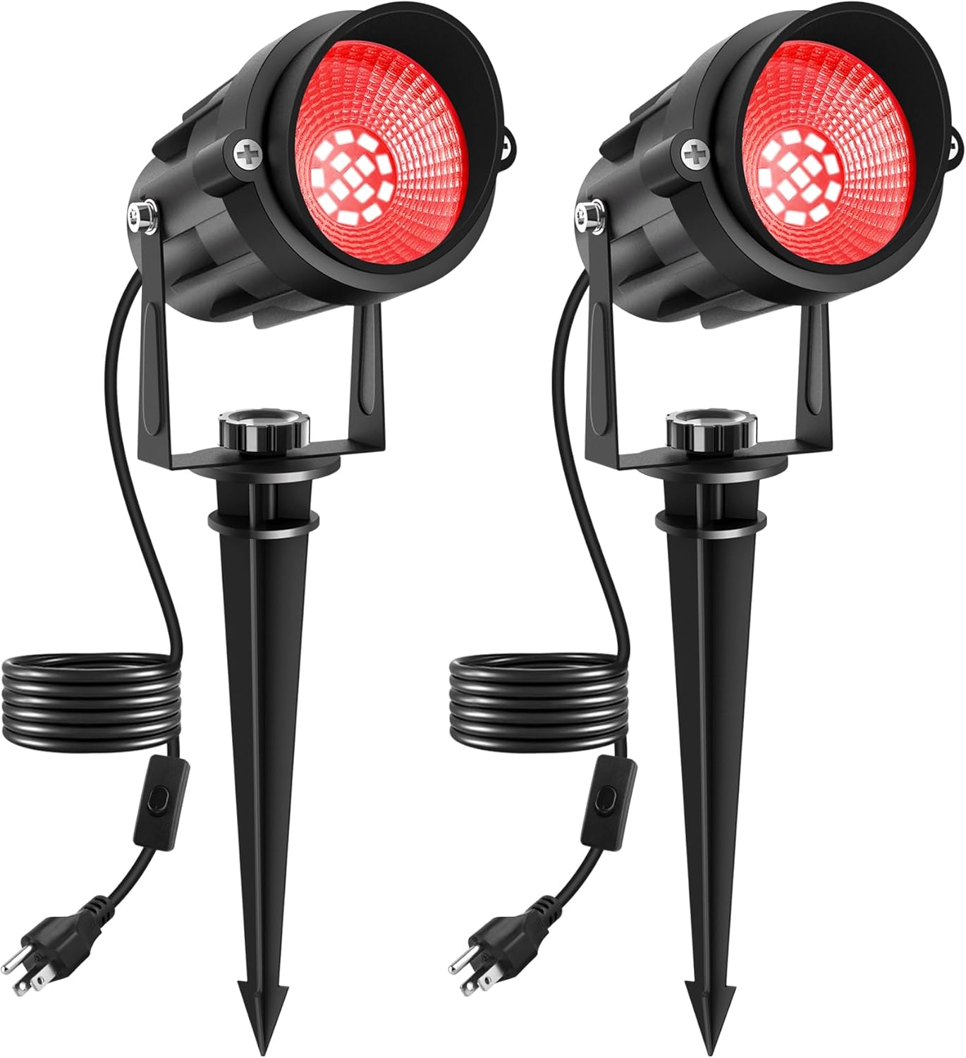 Halloween Red Landscape Lights Outdoor for Garden Pathway Decor