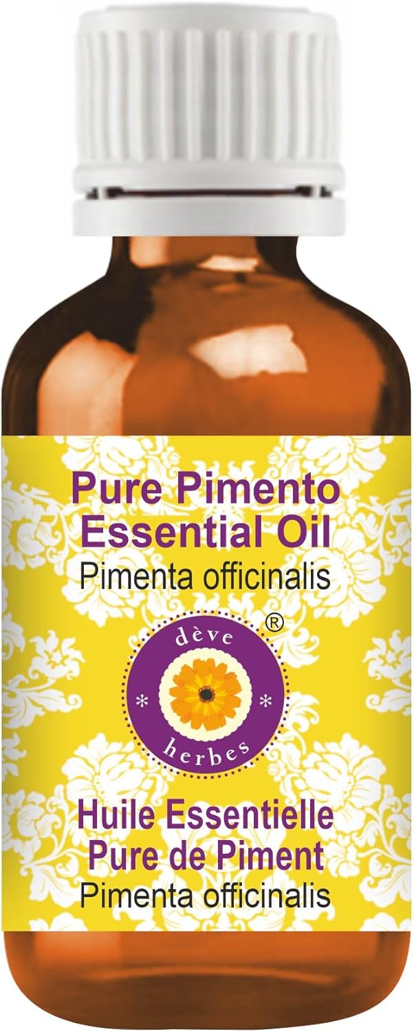 Deve Herbes Pure Pimento Essential Oil for Skin and Hair Care
