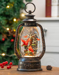 Christmas Snow Globe Lantern 12ft Cardinal with Music - Warm Light