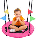 Odoland 24in Kids Tree Swing - Safe Outdoor Saucer Swing