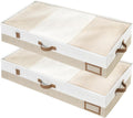 Large Under Bed Storage Containers with Handles and Label Holder - 2