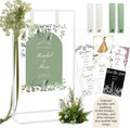 Wedding Sign Holder Adjustable Easel Stand - Stable Display for Signs