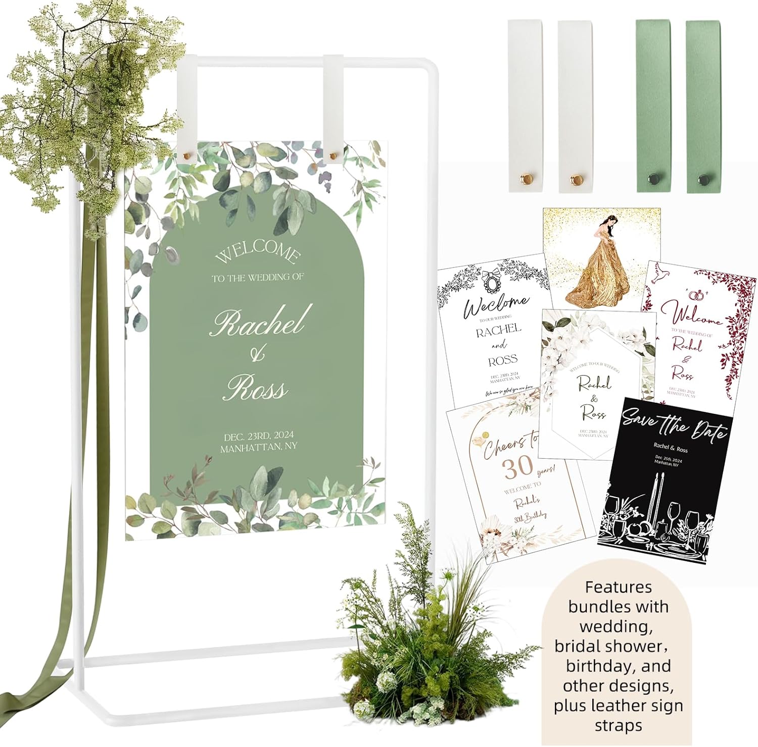 Adjustable Wedding Sign Holder for Unforgettable Events