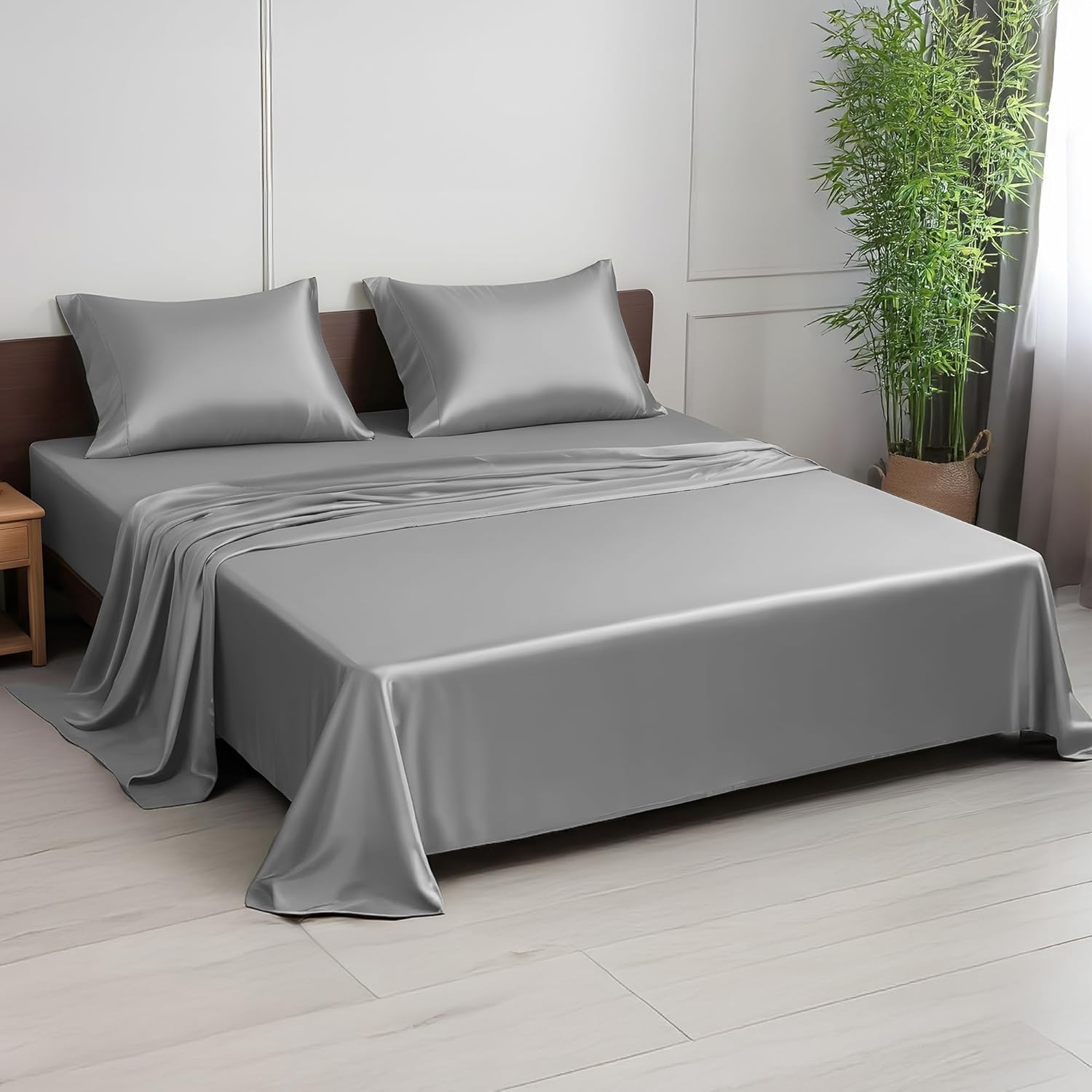 Premium 100% Viscose Bamboo RV Short Queen Sheet Set for Comfort