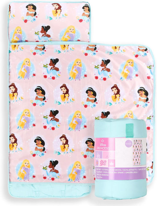 Jay Franco Kids Nap Mat with Pillow & Blanket for Travel