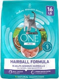 Purina ONE Natural Cat Food for Hairball Control - 16 lb Bag