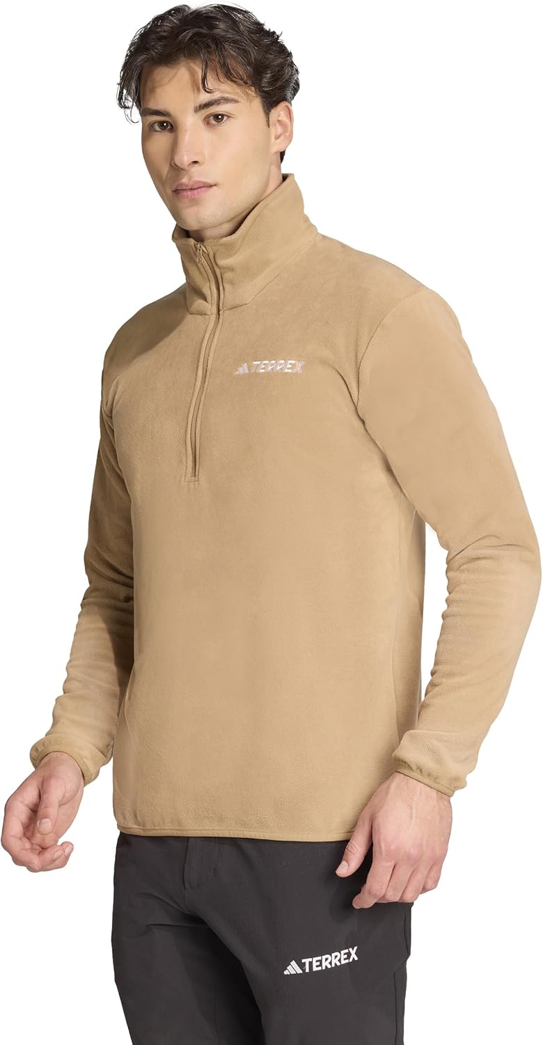 adidas mens Terrex Multi Essentials Half-zip Fleece Jacket Review