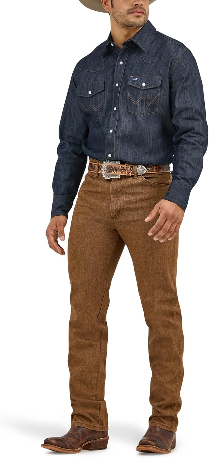 Wrangler Men's Premium Performance Workshirt for Comfort & Style
