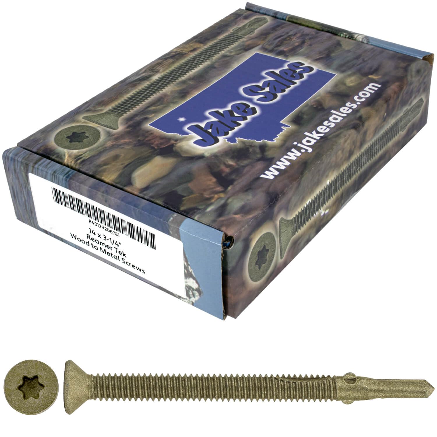 14x3-1/4 Reamer Tek Screws for Wood to Metal Applications