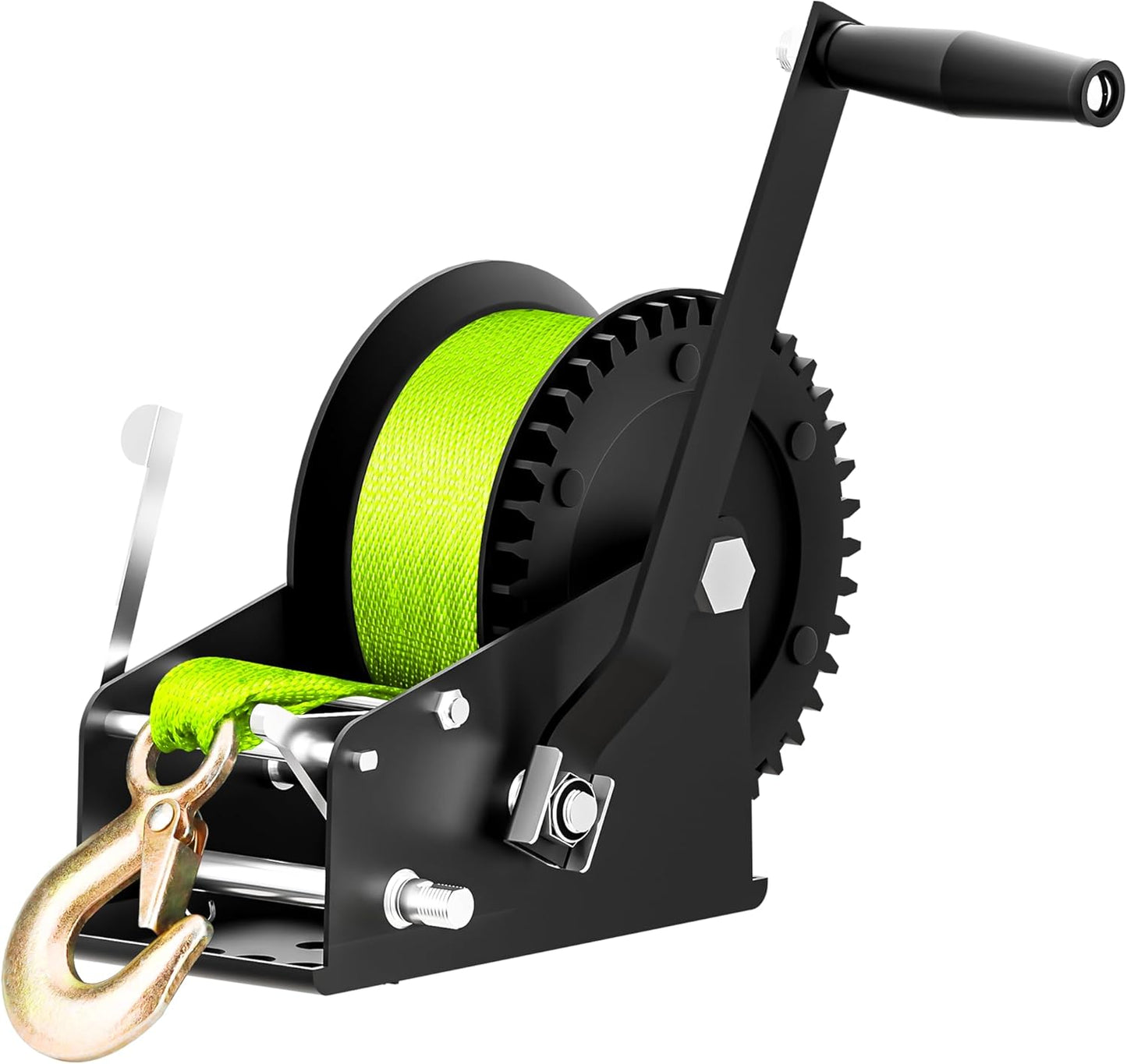 3500lbs Boat Trailer Winch with 33 Foot Polyester Belt