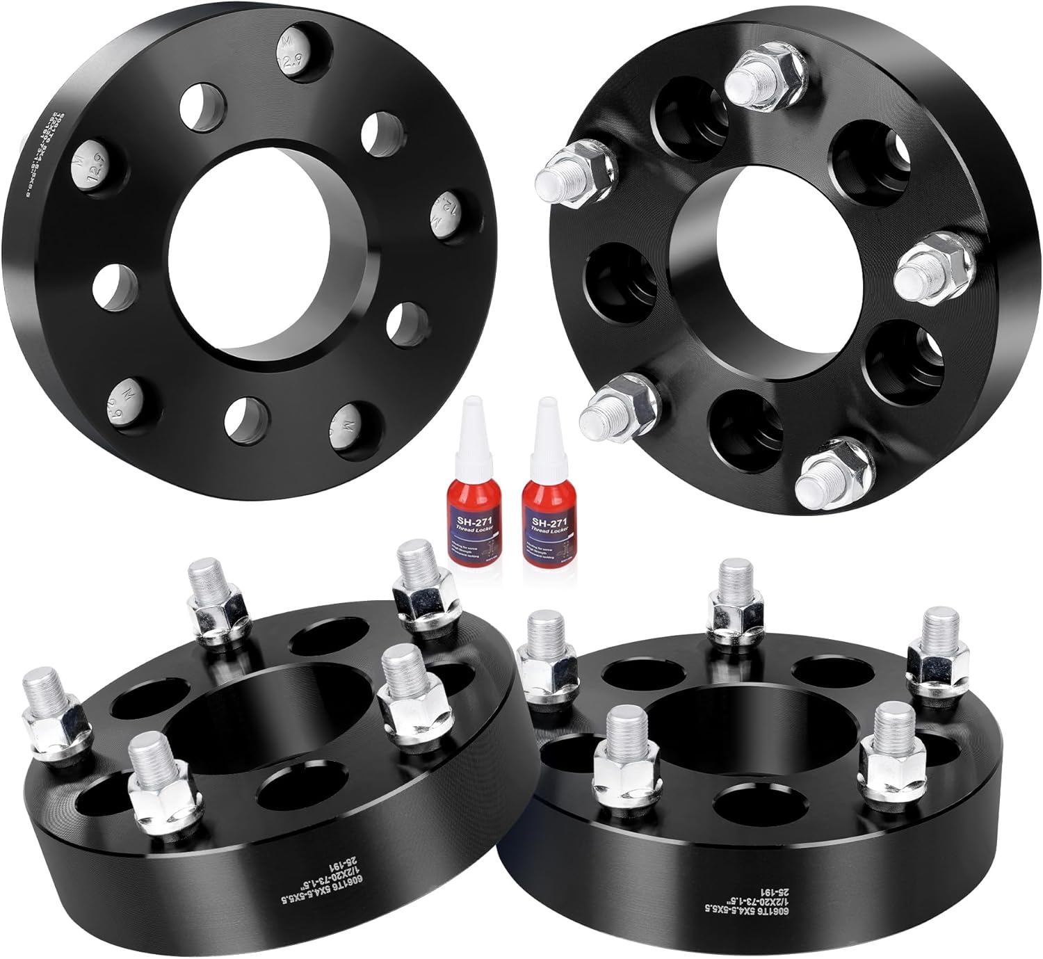 5x4.5 to 5x5.5 Wheel Adapters for Wrangler and Explorer