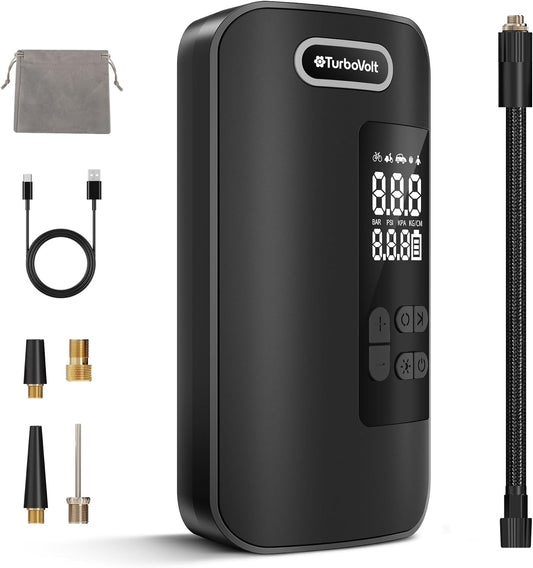 Portable Cordless Air Pump - 4 Preset Modes, DynaVolt, Efficient 12L Flow