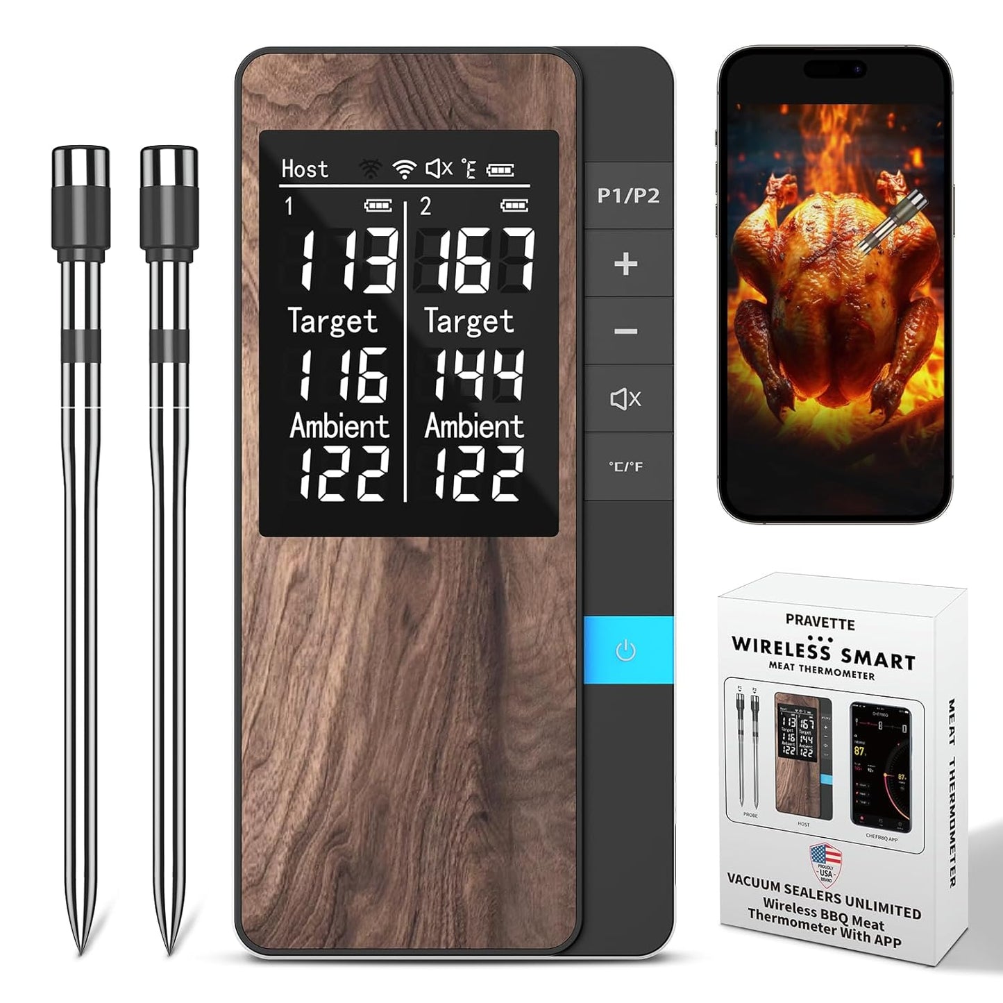 Precision Bluetooth Meat Thermometer
