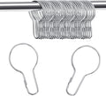 Reusable Metal Shower Curtain Hooks - Set of 60