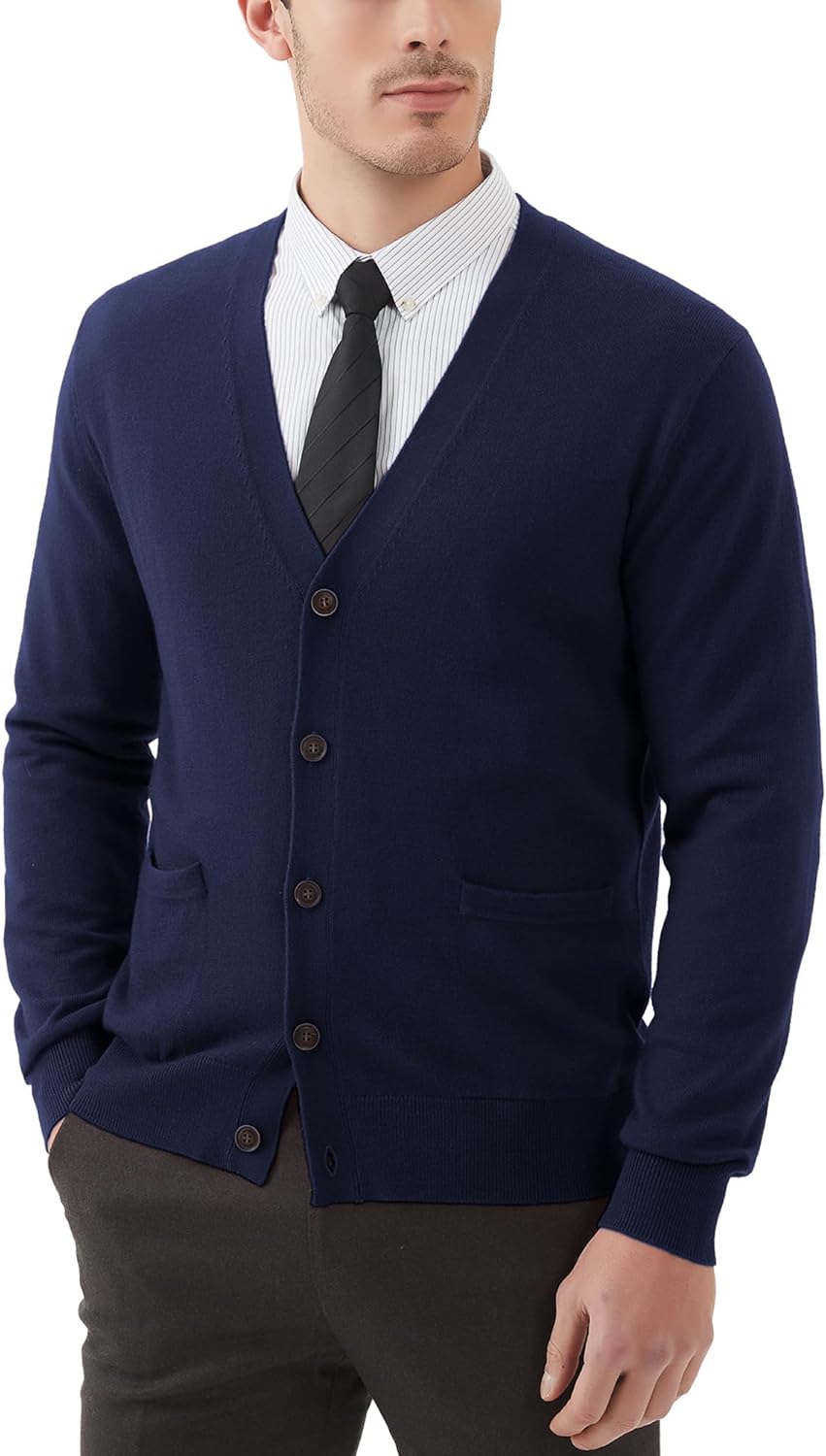 Kallspin Men's Cardigan Sweaters for Comfort and Style