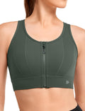 Yvette Front Closure Sports Bra for Women High Support - Ideal