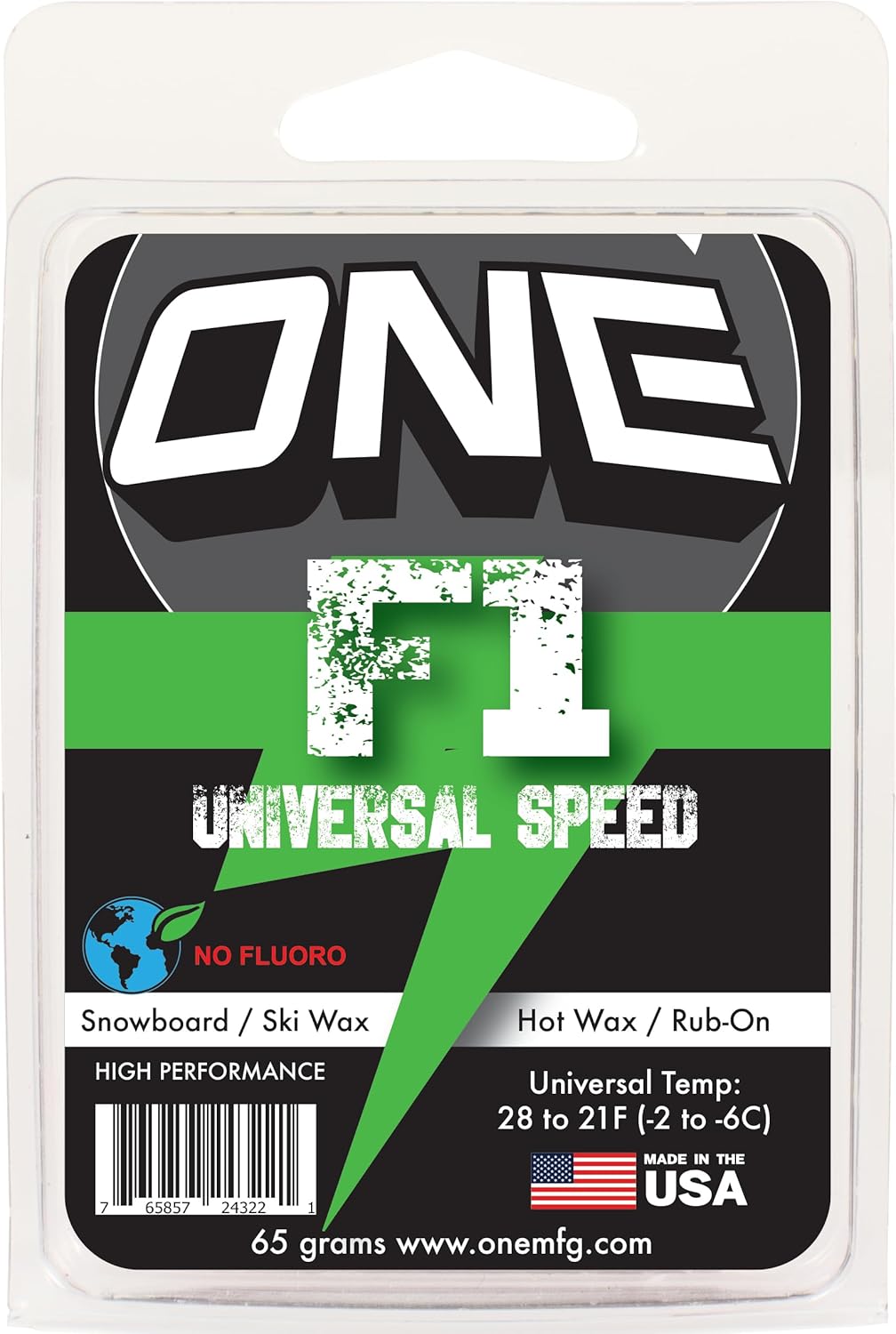 One Ball Jay High-Performance Speed Wax - FAST + Durable - Universal Conditions - No Fluoro