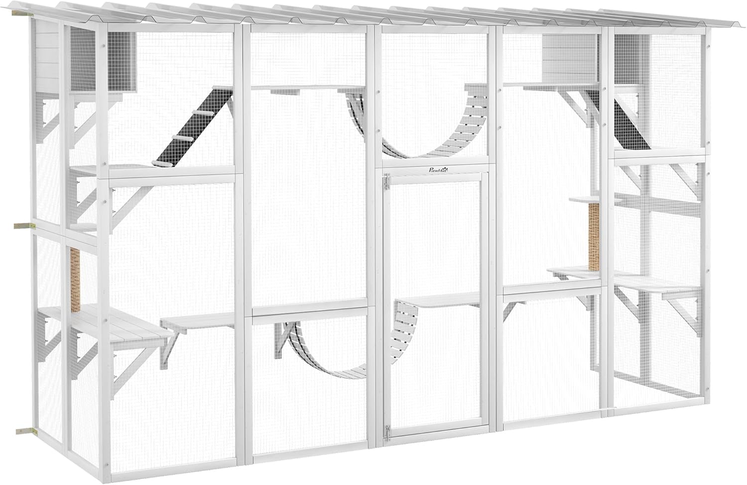 PawHut Catio Outdoor Cat Enclosure for Multiple Kitties