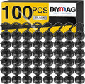 DIYMAG Magnetic Hooks 30Lbs Strong Heavy Duty S-Hooks - 100 Pack