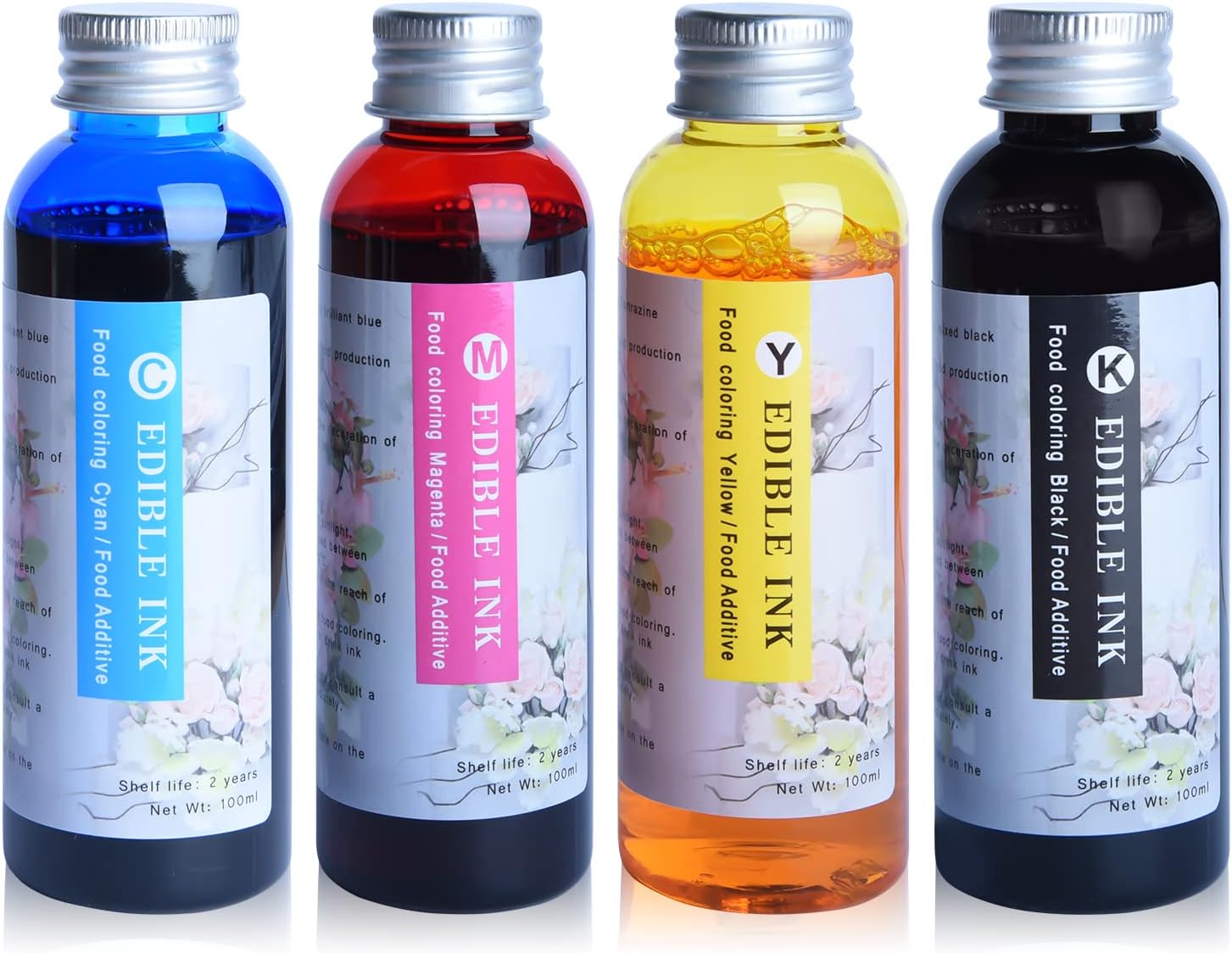 Ink Bottle Refill for WF7710 ET2720 ET15000 - 4-Pack 100ml