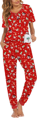 Ekouaer Pajamas for Women Set 2 Piece Lounge Set - Soft Everyday Shoes