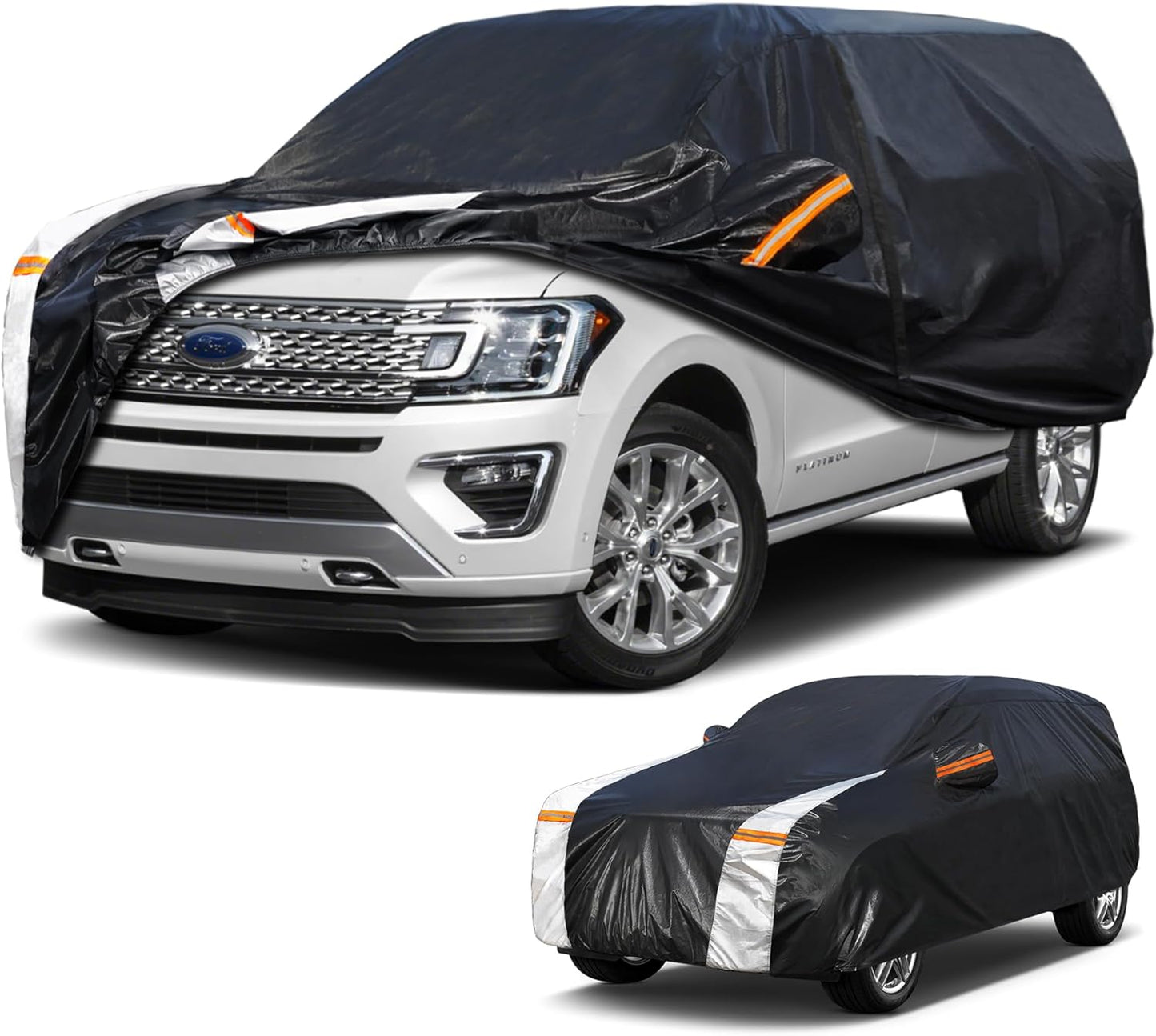 Large SUV Car Cover for Ford Expedition - Waterproof All Weather