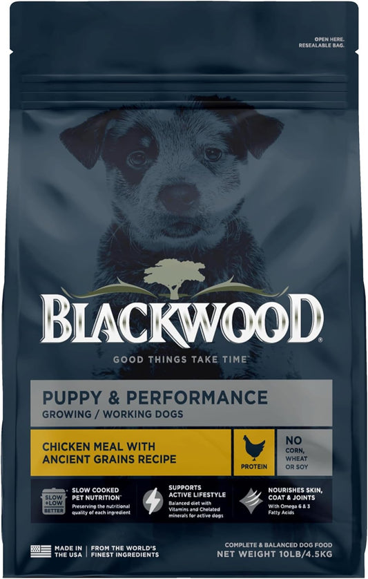 Blackwood Puppy & Performance Dry Dog Food for Active Dogs