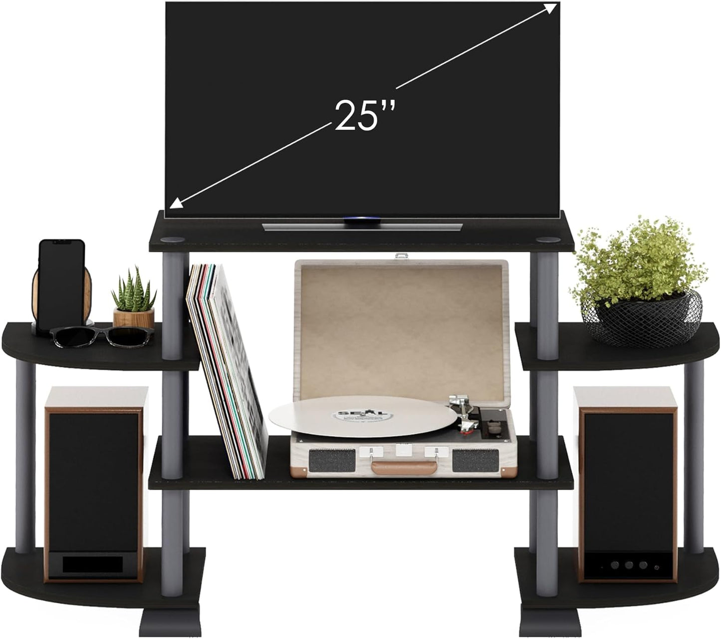 Furinno Turn-N-Tube Rounded Corner TV Entertainment Center Review