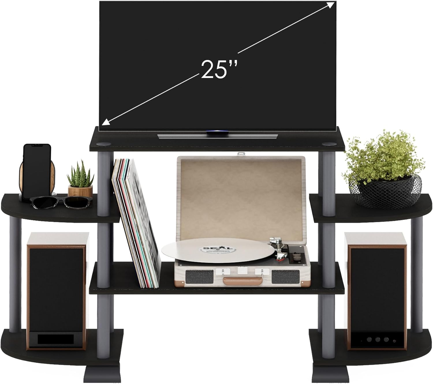 Furinno Turn-N-Tube Rounded Corner TV Entertainment Center Review