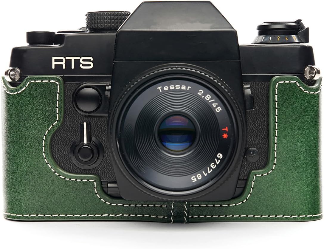 Handmade Genuine Leather Half Camera Case for Contax RTS II