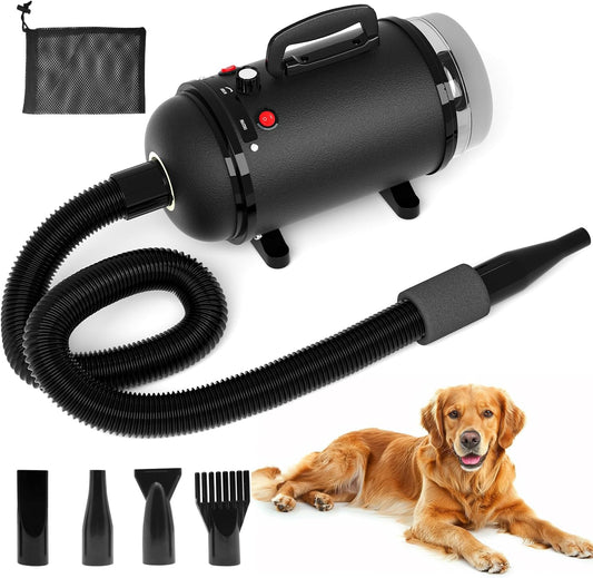 IKARE High Velocity Pet Hair Dryer - Fast Drying & Grooming