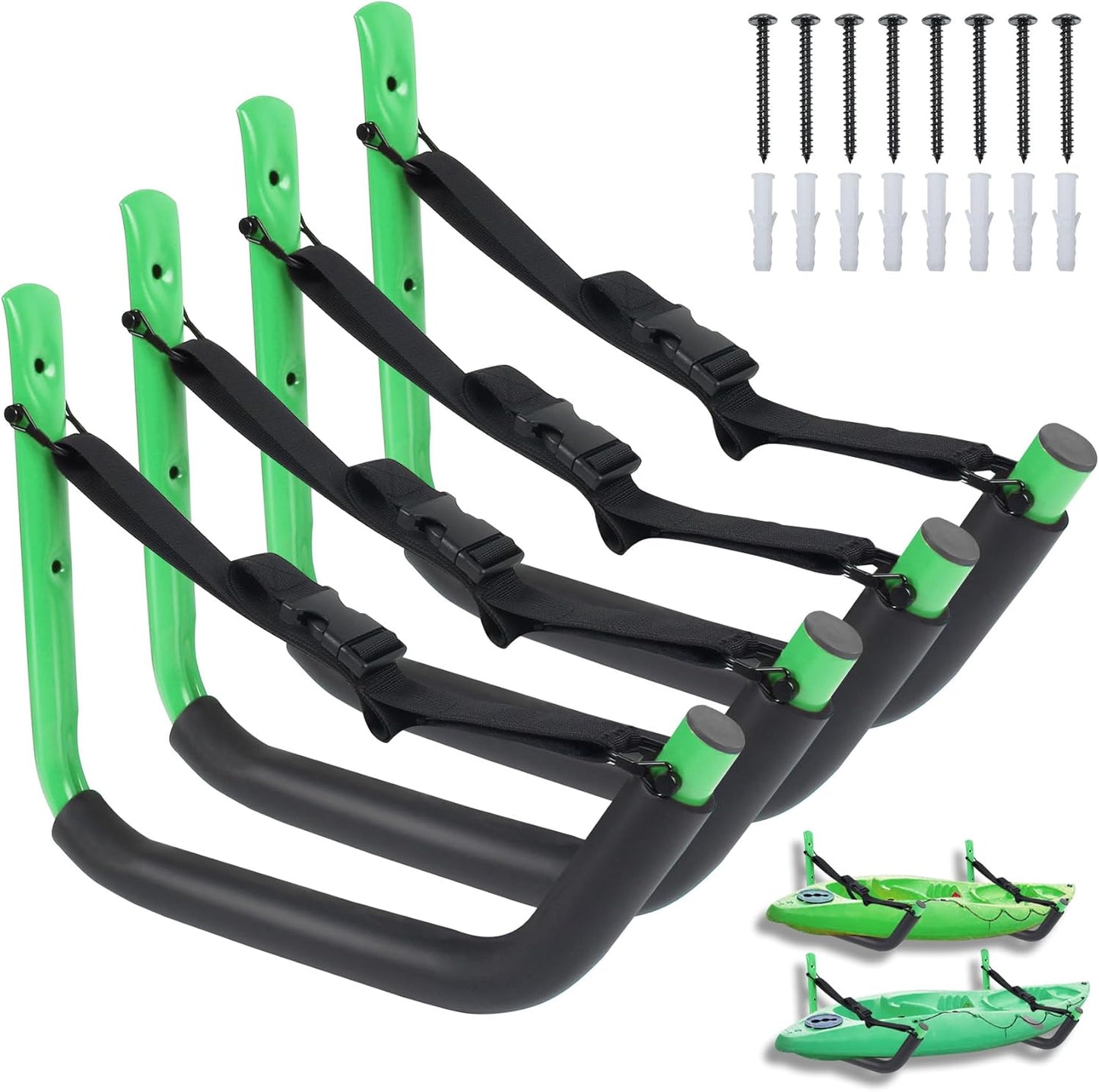 VEITHI Kayak Wall Mount 4 Pack - Organize with Ease!