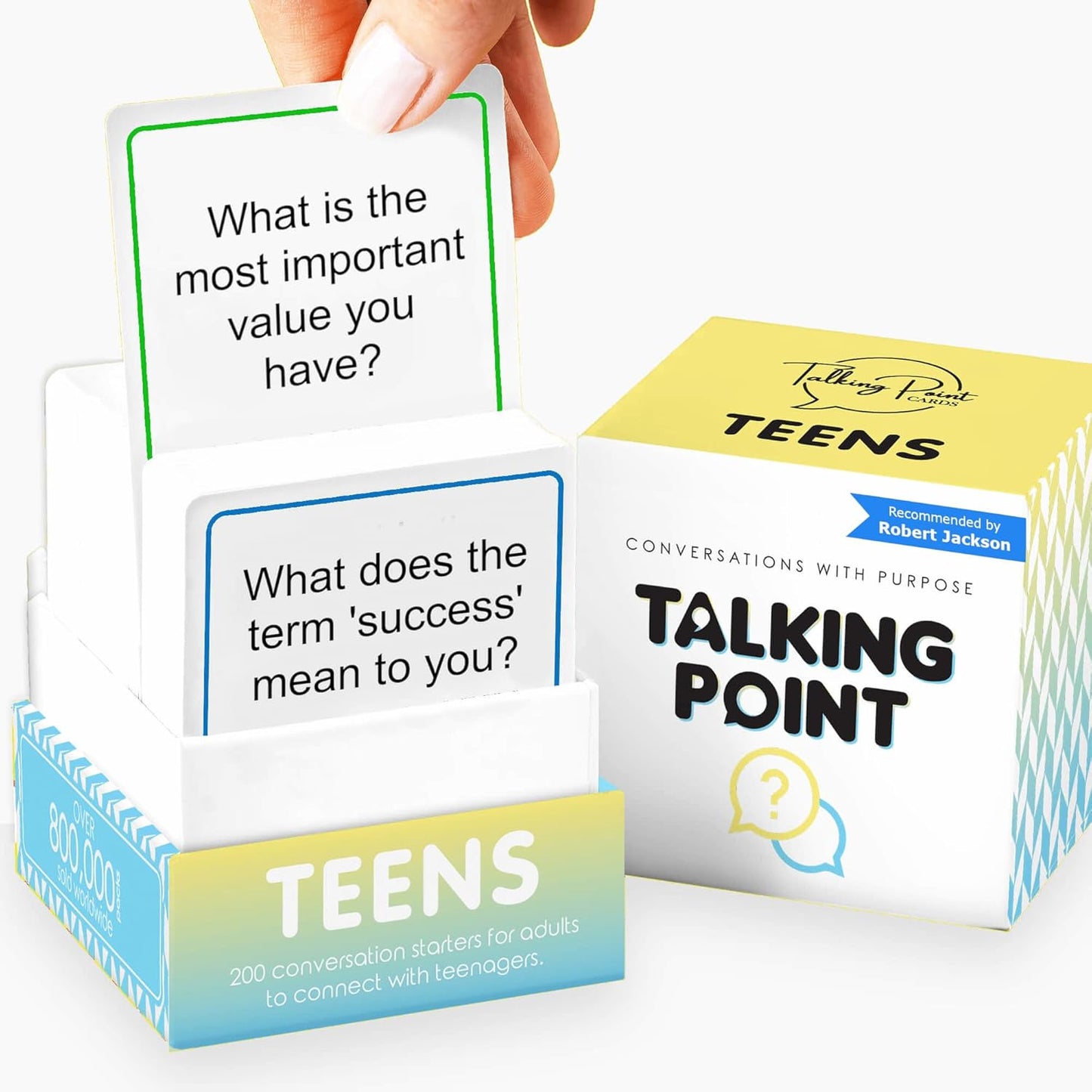 200 Conversation Cards for Teens - Build Trust & Strengthen Bonds