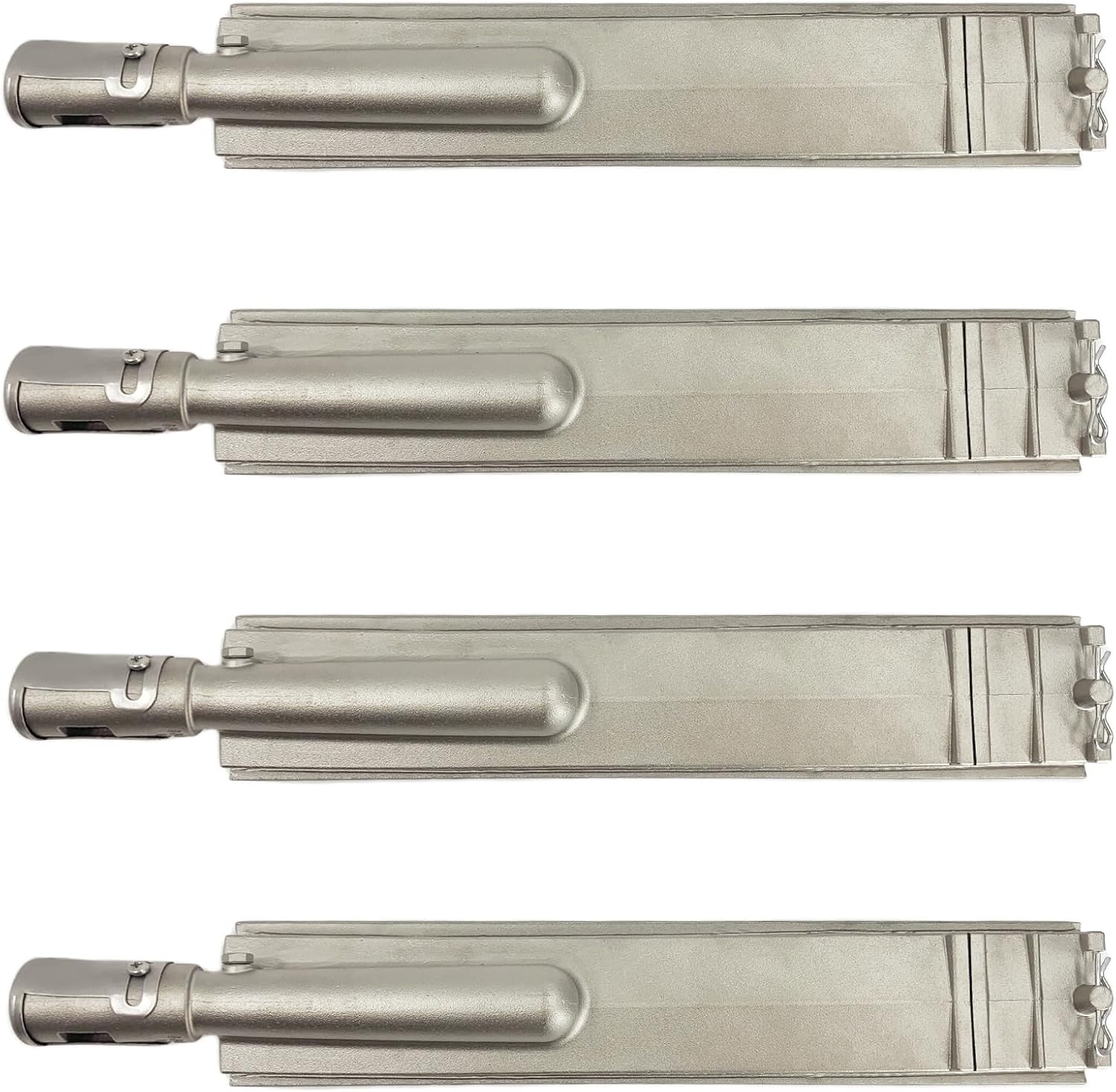 4-Set Heavy Duty Cast Stainless Steel Grill Burners for BBQ