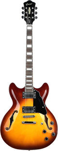 Grote Full Scale Semi-Hollow Electric Guitar Vintage Sunburst