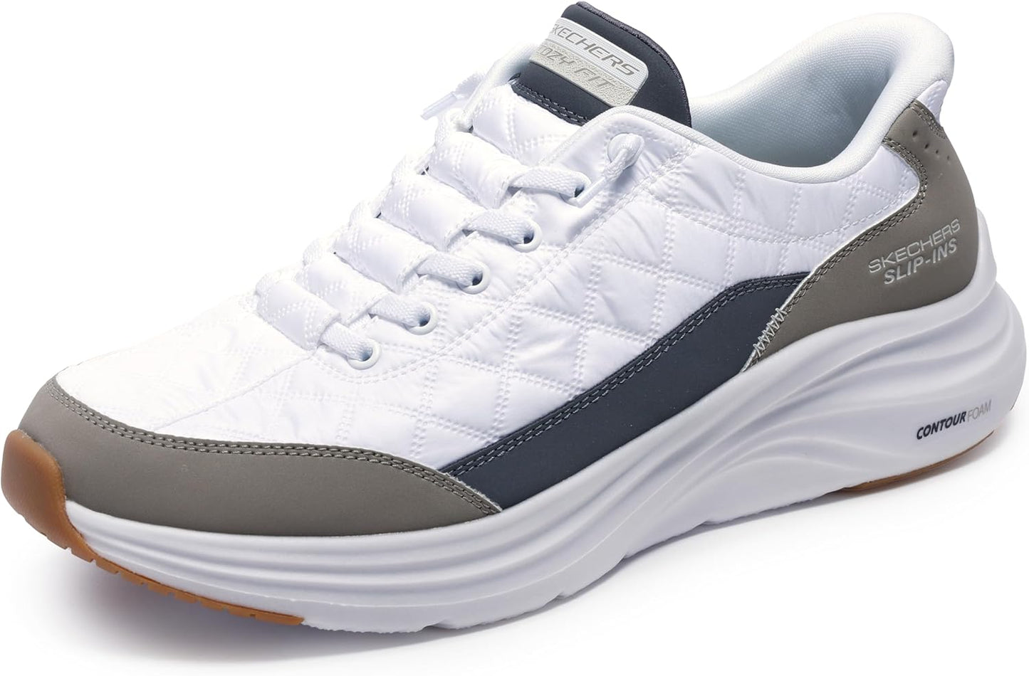 Skechers Men's Contour Foam Cozy Fit Hands Free Slip-in Sneaker