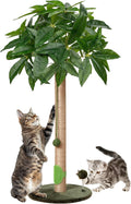 Cat Scratching Post 33in Tall Sisal Rope Cat Scratcher - Stable Tree