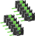GREENCYCLE TZ TZe-D41 Compatible 18mm x 5m Fluorescent Green Tape