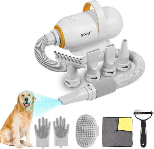 High-Power ROPO Dog Dryer: Fast Pet Grooming
