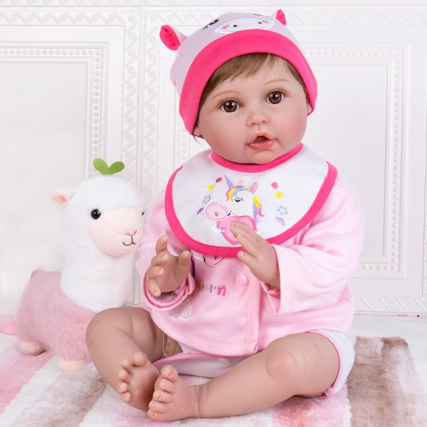 Lifelike Reborn Baby Dolls - 22in Realistic Weighted Newborn